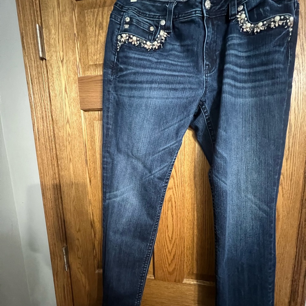 Miss me size 33 bling from pockets
